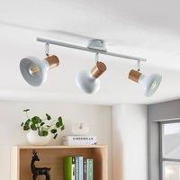 Lindby Fridolin three-bulb ceiling lamp made of metal