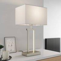 Lindby Sigurd table lamp with fabric lampshade