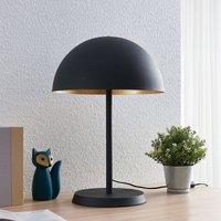 Lindby table lamp Idalene, height 51 cm, black, metal