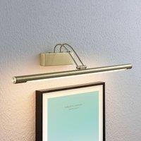 Lindby Mailine LED picture light with switch, brass