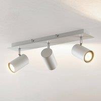 Lindby ceiling spotlight Joffrey, 49 cm, white, 3-bulb, GU10