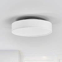 Lindby LED ceiling lamp Saira, 30 cm, white, textile