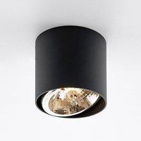 Arcchio Vali ceiling spotlight, black