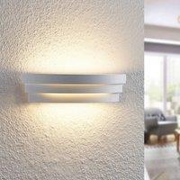 Arcchio Harun LED wall light in white, 30 cm