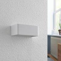 Arcchio LED wall lamp Karam, 20 cm, white, metal, up/down