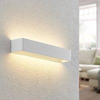 Arcchio LED wall lamp Karam, 53 cm, white, metal, up/down