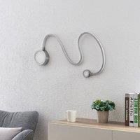 Lindby Rion LED wall light, nickel