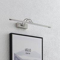 Lucande Felena LED picture light, satin nickel