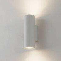Lindby wall light Joffrey, 18 cm, white, up/down, GU10
