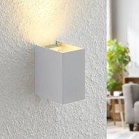 Arcchio Maruba wall light, 1-bulb, white