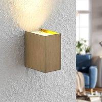 Arcchio Maruba wall light, 1-bulb, brown