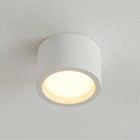 Arcchio downlight Nieva, GX53, white, round, 10cm, metal