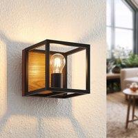 Lindby Miravi wall light with a wooden element