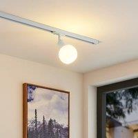 Lindby track spotlight Linaro, E14, white, 10 cm, 1-phase