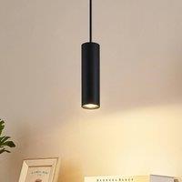 Lindby hanging light Linaro, 20 cm, black, 1-phase, GU10