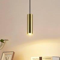 Lindby hanging light Linaro, 20 cm, gold, 1-phase, GU10