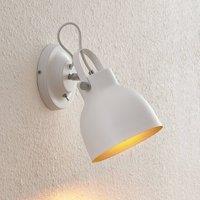 Lindby Adirta metal wall light in white