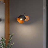 Lindby Adalin wall light, black