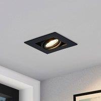 Arcchio Taneja recessed light, 1-bulb, black
