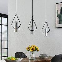 Lindby Timasia pendant light, 3-bulb, long