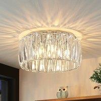 Lindby ceiling light Sofia, transparent, acrylic, 46cm