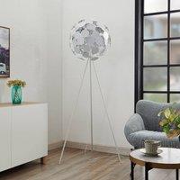 Lindby Dotani floor lamp with ball shade, white