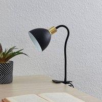Lindby Genora clip-on light, black