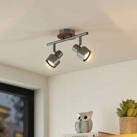 Lindby Sanem spotlight, two-bulb