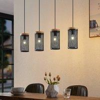 Lindby Kiriya hanging light, 4-bulb