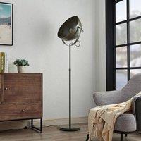 Lindby Muriel floor lamp, 1-bulb, dark grey