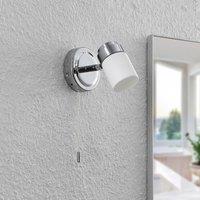Lindby Alimari wall light, chrome