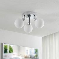 Lindby Zaniba ceiling light, chrome, round