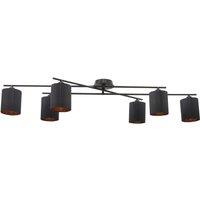 Lindby Pellinora ceiling light, black