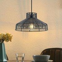 Lindby Karidotta hanging lamp, steel, one-bulb