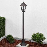 Lindby Lamina bollard light, 103 cm, lantern, metal, E27