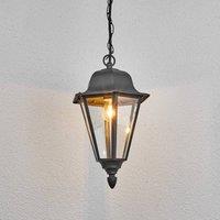 Lindby Edana outdoor hanging light, 40 cm, anthracite, E27, IP44