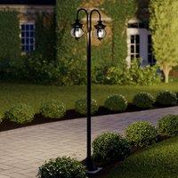 Lindby outdoor light Farley, 215 cm, 2-bulb, IP44, E27