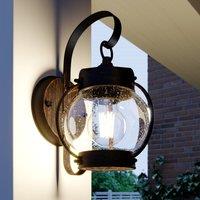 Lindby Gerlo outdoor wall light, rust brown, metal, 26 cm, E27