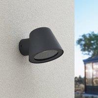 Lindby outdoor wall light Ileyna, anthracite, metal, 15 cm