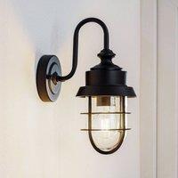 Lindby Rellidia outdoor wall light, cage lampshade