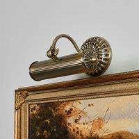 Lindby picture wall light Joely, 25 cm, brass, metal, E14