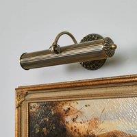 Lindby picture wall light Joely, 37cm, brass, metal, E14
