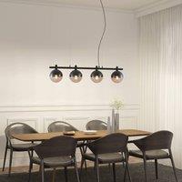 Lucande Dustian hanging light, four-bulb