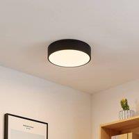 Lindby LED ceiling light Simera, 30 cm, black, white