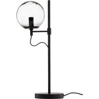 Lucande Sotiana table lamp, glass ball, black