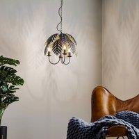 Lucande Aparas hanging light leaf look, 1-bulb, 50 cm