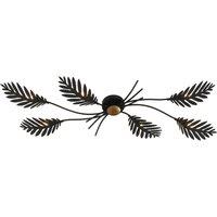 Lucande Aparas ceiling light with leaf decoration