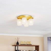 Lucande Taylan ceiling light 4-bulb circular