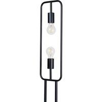 Lucande Tornike floor lamp, 2-bulb, iron
