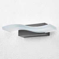 Lindby Wavy LED outdoor wall light Jirka